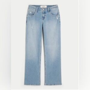 Hollister low-rise relaxed straight jeans